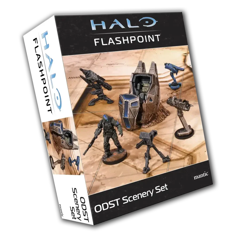 Halo Flashpoint - ODST Scenery Set (Unpainted) (Assembled)