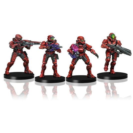 Halo: Flashpoint Fireteam Hydra (Unpainted) (Assembled)