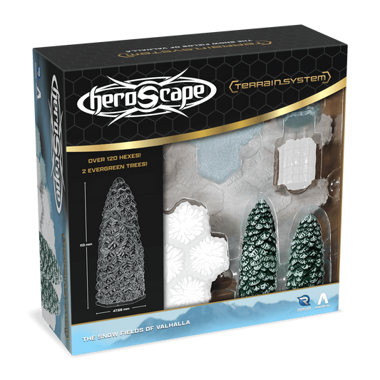 Heroscape: The Snow Fields of Valhalla Terrain Expansion (New in Box) on Wargame Trader