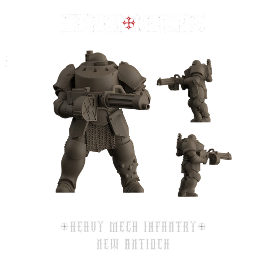 Heavy Mechanised Infantry (Mg) - New Antioch (Unpainted) (Assembled)