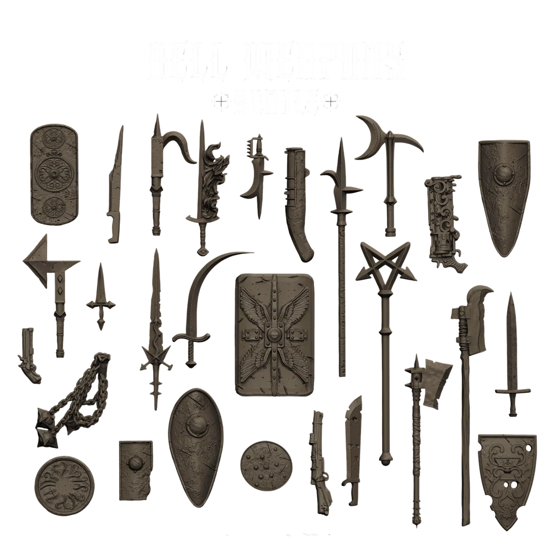 Hell Weapons Sprue (New on Sprue)