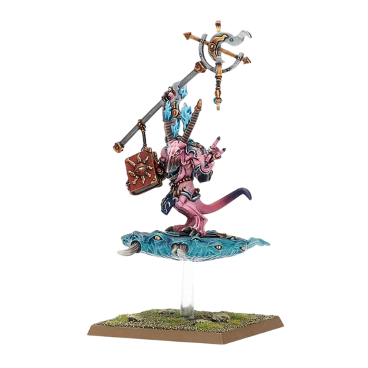 Herald of Tzeentch on Disc (Unpainted) (Assembled)