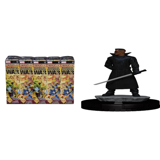 HeroClix Avengers/Defenders War Booster Brick + Wheels of Vengeance OP Kit (Play All Summer Bundle) (New in Box)