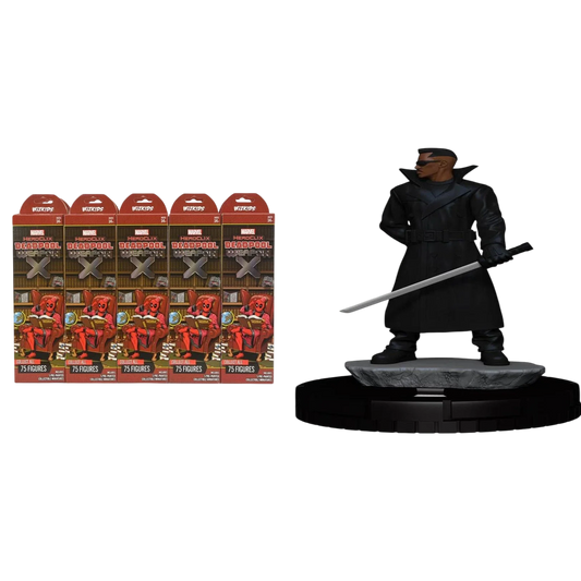 HeroClix Deadpool Weapon X Booster Brick + Wheels of Vengeance OP Kit (Play All Summer Bundle) (New in Box)