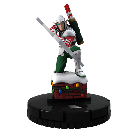 HeroClix: Holiday Elf Single Figure: Elf Assassin Promo (Custom Painted) (Assembled)