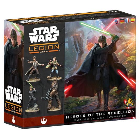 Heroes of the Rebellion Character Pack (Custom Painted) (Assembled)