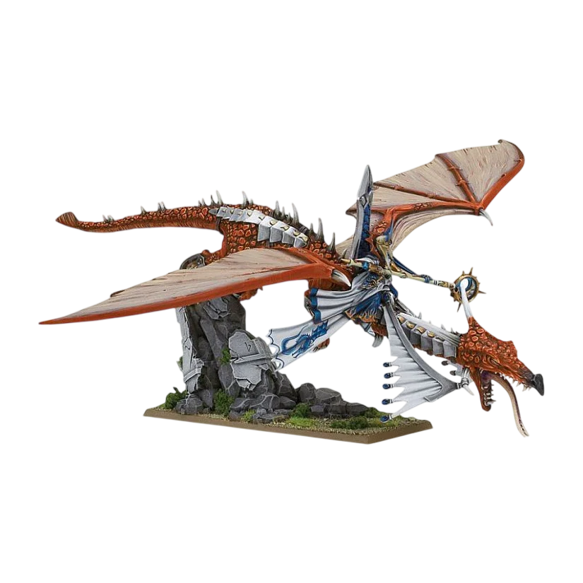 High Elf Archmage on Dragon (New on Sprue)