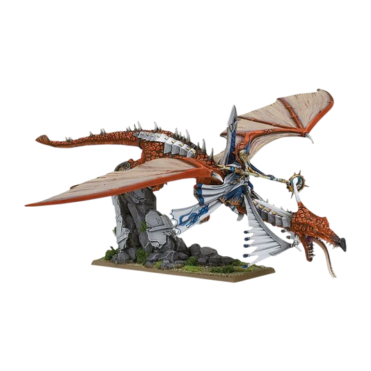 High Elf Archmage on Dragon (New on Sprue)