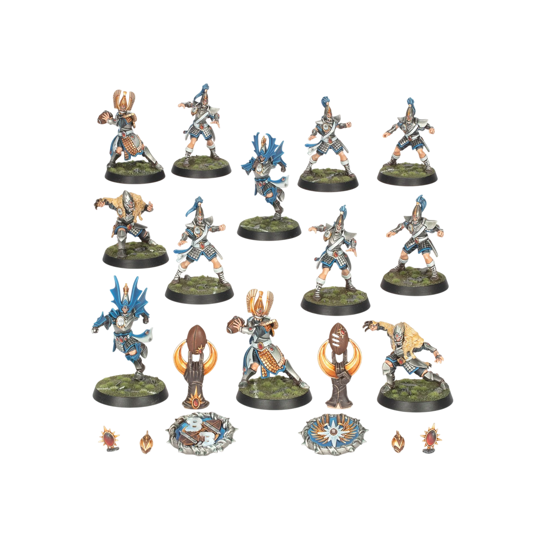 High Elf Blood Bowl Team: The Caledor Dragons (New on Sprue)