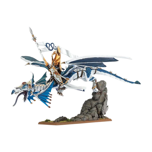 High Elf Lord on Dragon/High Elf Prince on Dragon (Custom Painted) (Assembled)