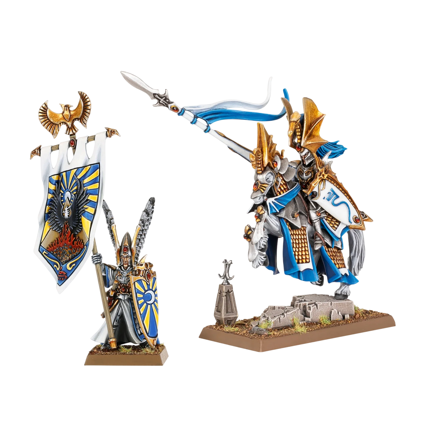 High Elf Lords (Unpainted) (Assembled)