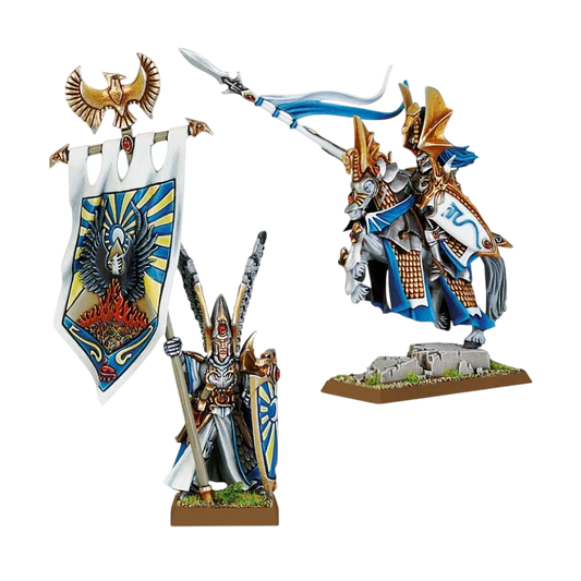 High Elf Prince and Noble (Custom Painted) (Assembled)