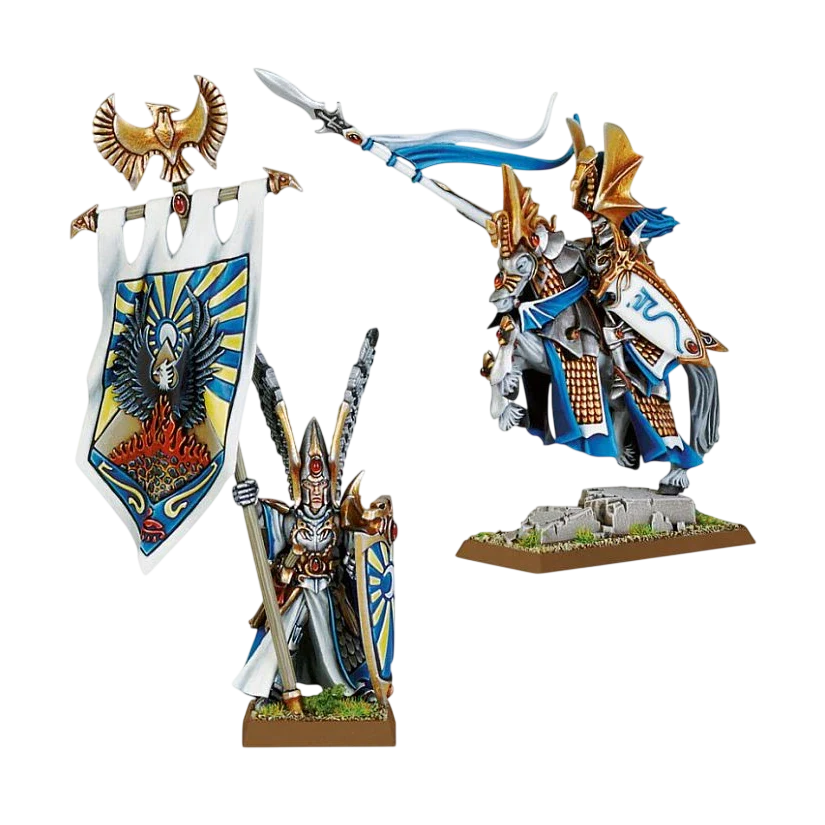 High Elf Prince and Noble (Unpainted) (Assembled)