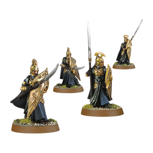 High Elf Warriors (Unpainted) (Assembled)