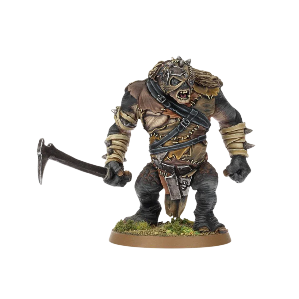 Hill Troll Chieftain Buhrdur (Custom Painted) (Assembled)
