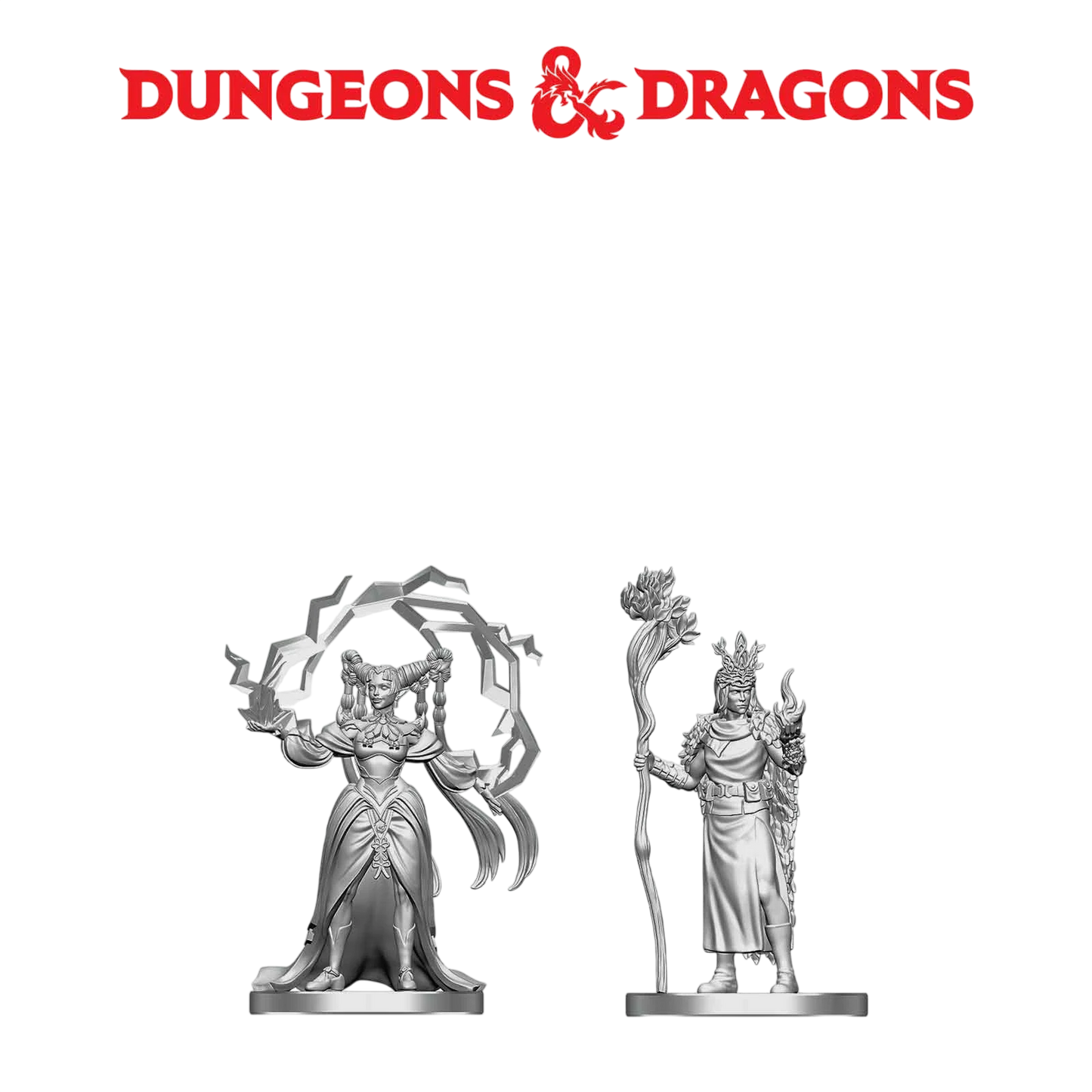 Human Druid & Elf Sorcerer (New in Box)
