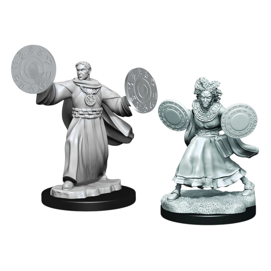 Human Graviturgy and Chronurgy Wizards Female (Custom Painted)