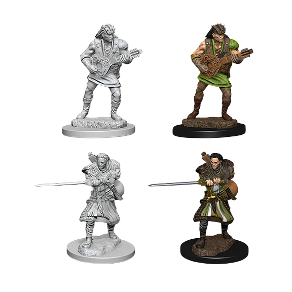 Human Male Bard (Custom Painted)