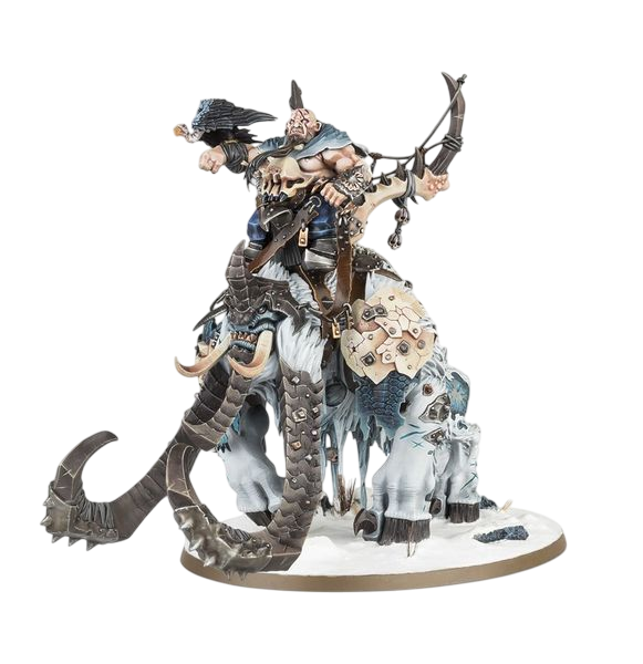 Huskard on Thundertusk (Custom Painted) (Assembled) from Age of Sigmar