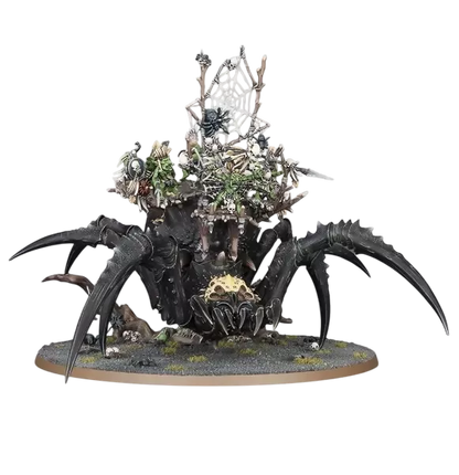 Skitterstrand Arachnarok/Arachnarok Spider with Spiderfang Warparty/Arachnarok Spider with Flinger/Webspinner Shaman/Webspinner Shaman on Arachnarok Spider (New in Box/Sprue)