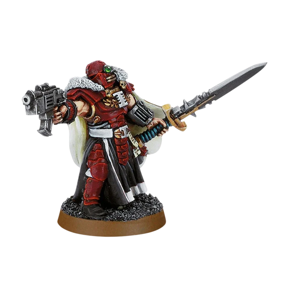 Inquisitor with Power Sword and Bolt Pistol (Unpainted) (Assembled)