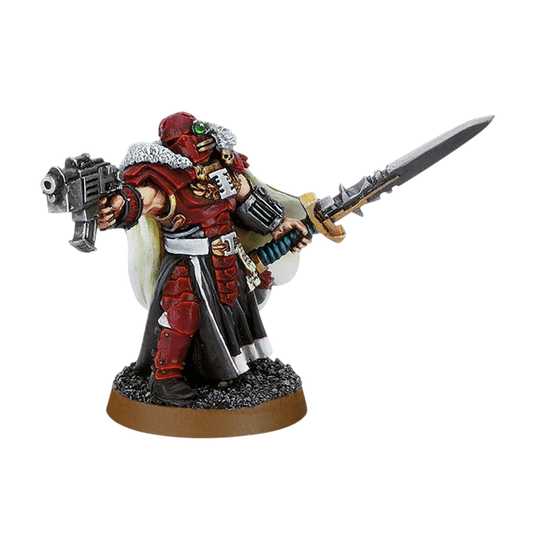 Inquisitor with Power Sword and Bolt Pistol (Unpainted) (Assembled)