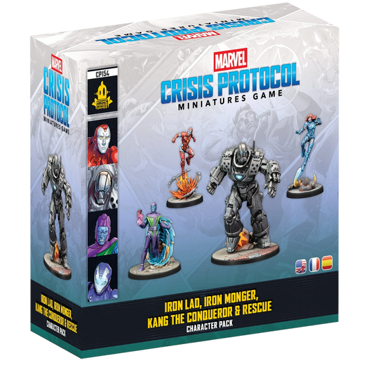 Iron Lad, Iron Monger, Kang the Conqueror & Rescue (New in Box)