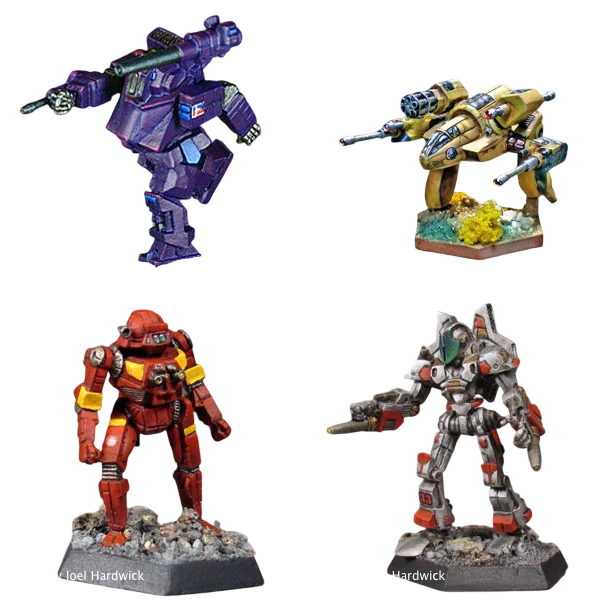 Iron Wind Metals Bounty Hunter Companion Mechs (Custom Painted) (Assembled)
