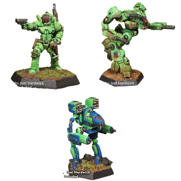 Iron Wind Metals Bounty Hunter Set (Unpainted) (Assembled)