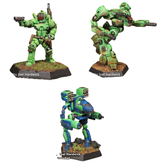 Iron Wind Metals Bounty Hunter Set (Unpainted) (Assembled)