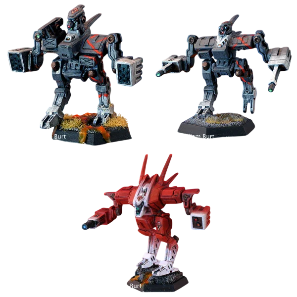 Iron Wind Metals Word of Blake OmniMech Pack II (Custom Painted) (Assembled)