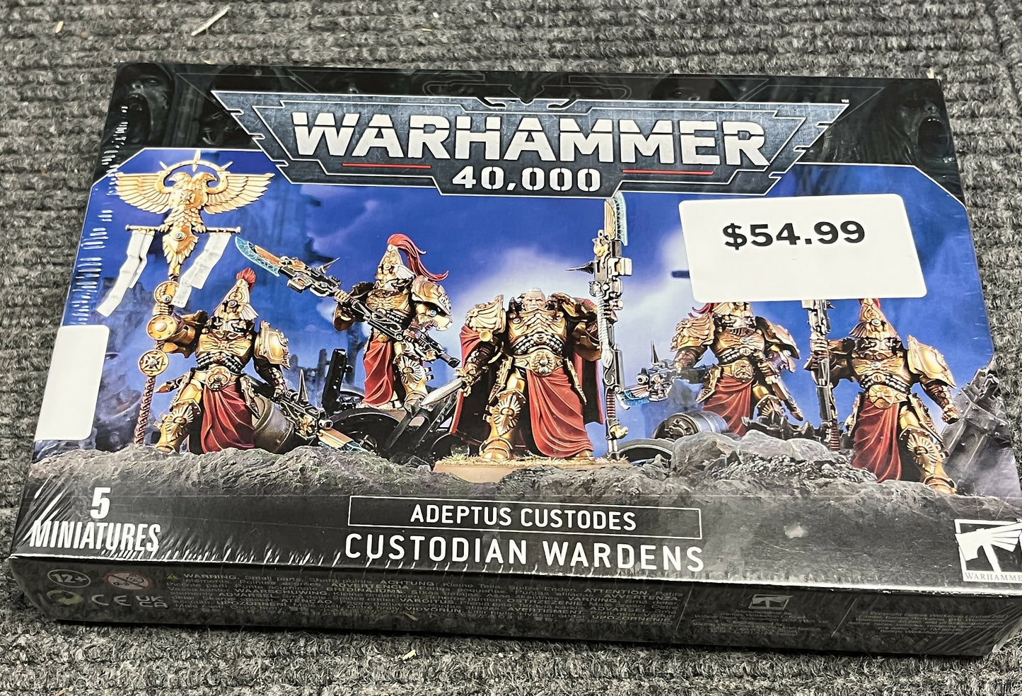 Custodian Wardens/Custodian Wardens Shield-Captain/Custodian Wardens Vexilus Praetor (New in Box/Sprue)