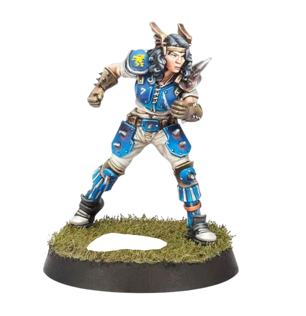 Karla Von Kill (Unpainted) (Assembled) from Blood Bowl