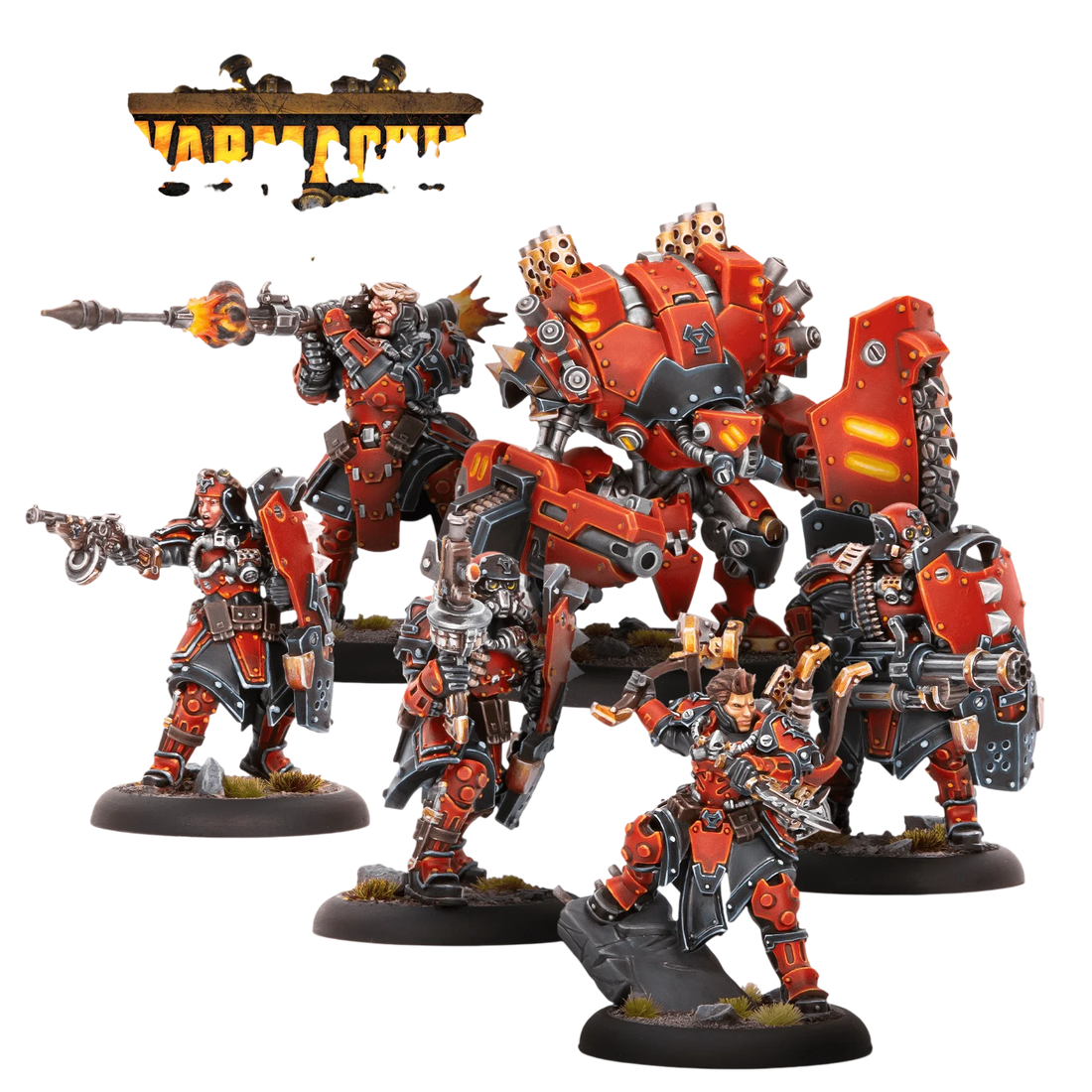 Khador SKS-6 Command Cadre (HIPS) (New on Sprue)