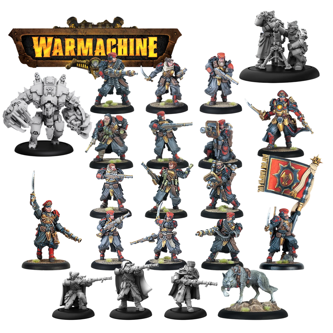 Khador Winter Korps Core Expansion (Unpainted) (Assembled)