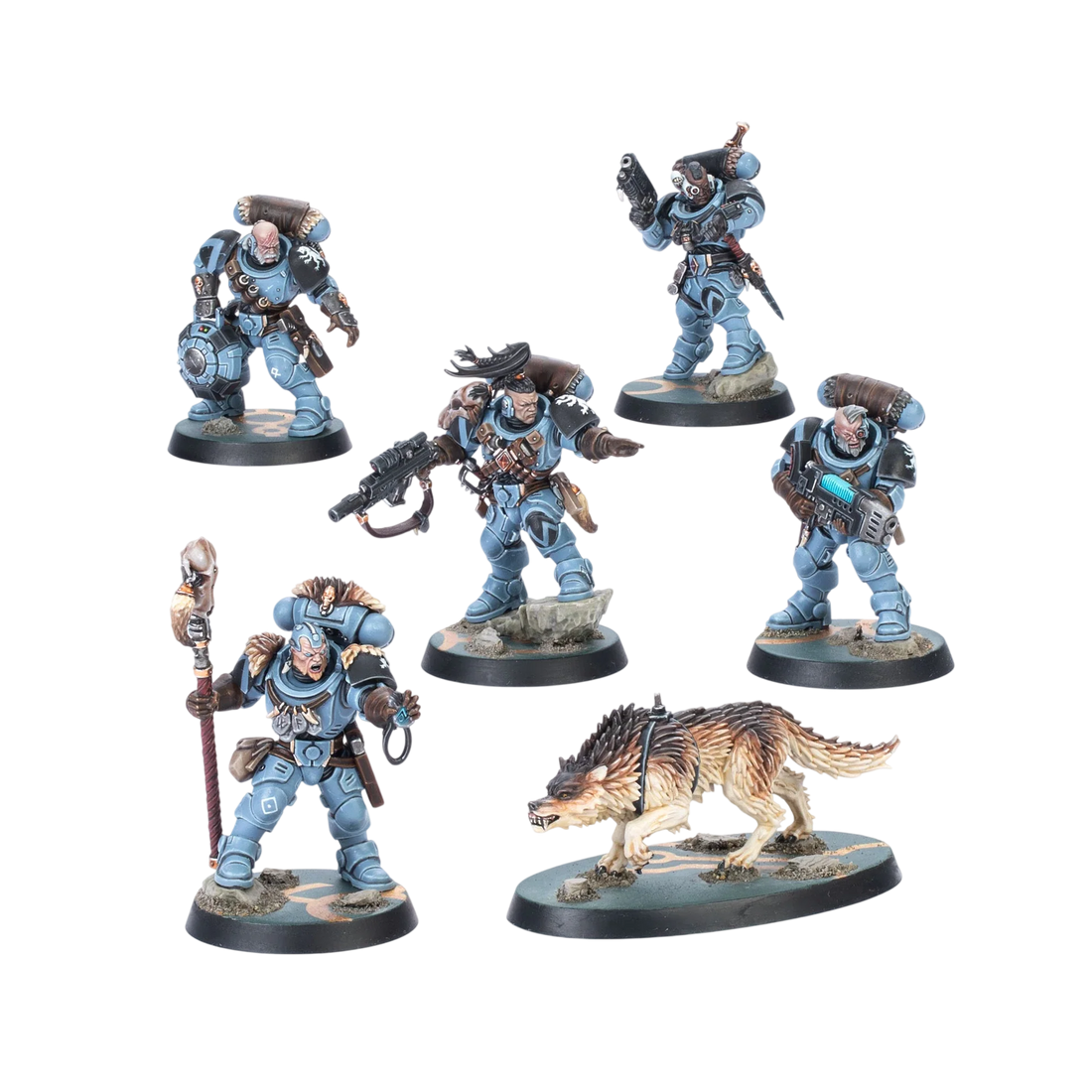 Kill Team: Wolf Scouts (Custom Painted) (Assembled)