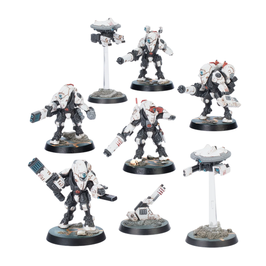 Kill Team: XV26 Stealth Battlesuits (Unpainted) (Assembled)