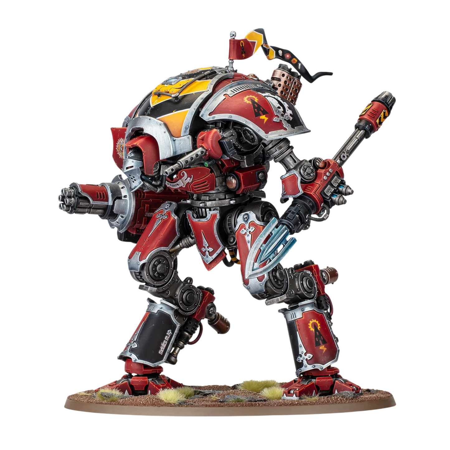 Knight Destrier (Unpainted) (Assembled)