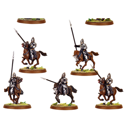 Knights of Minas Tirith Boxed Set (Custom Painted) (Assembled)
