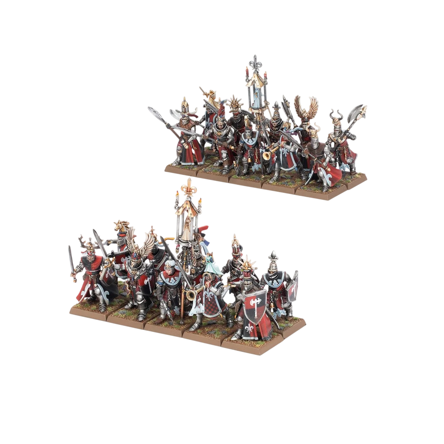 Knights of the Realm on Foot (Unpainted) (Assembled)