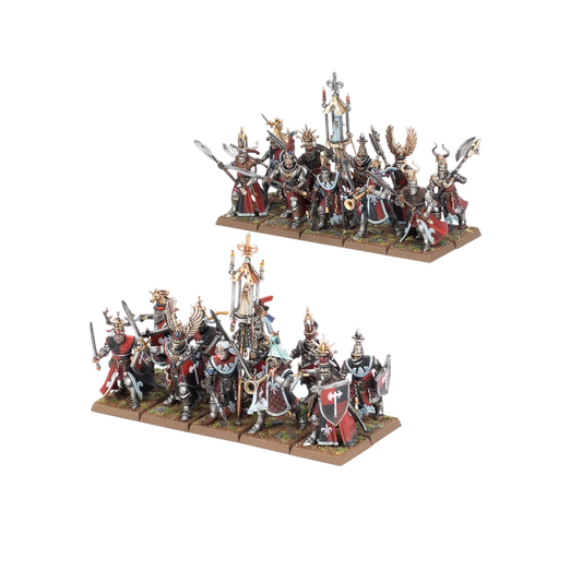 Knights of the Realm on Foot (Unpainted) (Assembled)