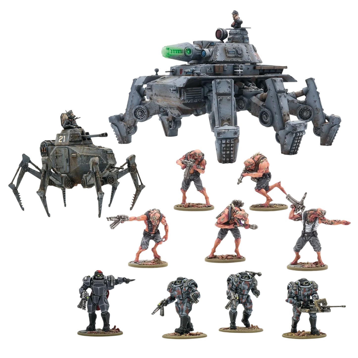 Konflikt '47 Axis Starter Army (Custom Painted) (Assembled)