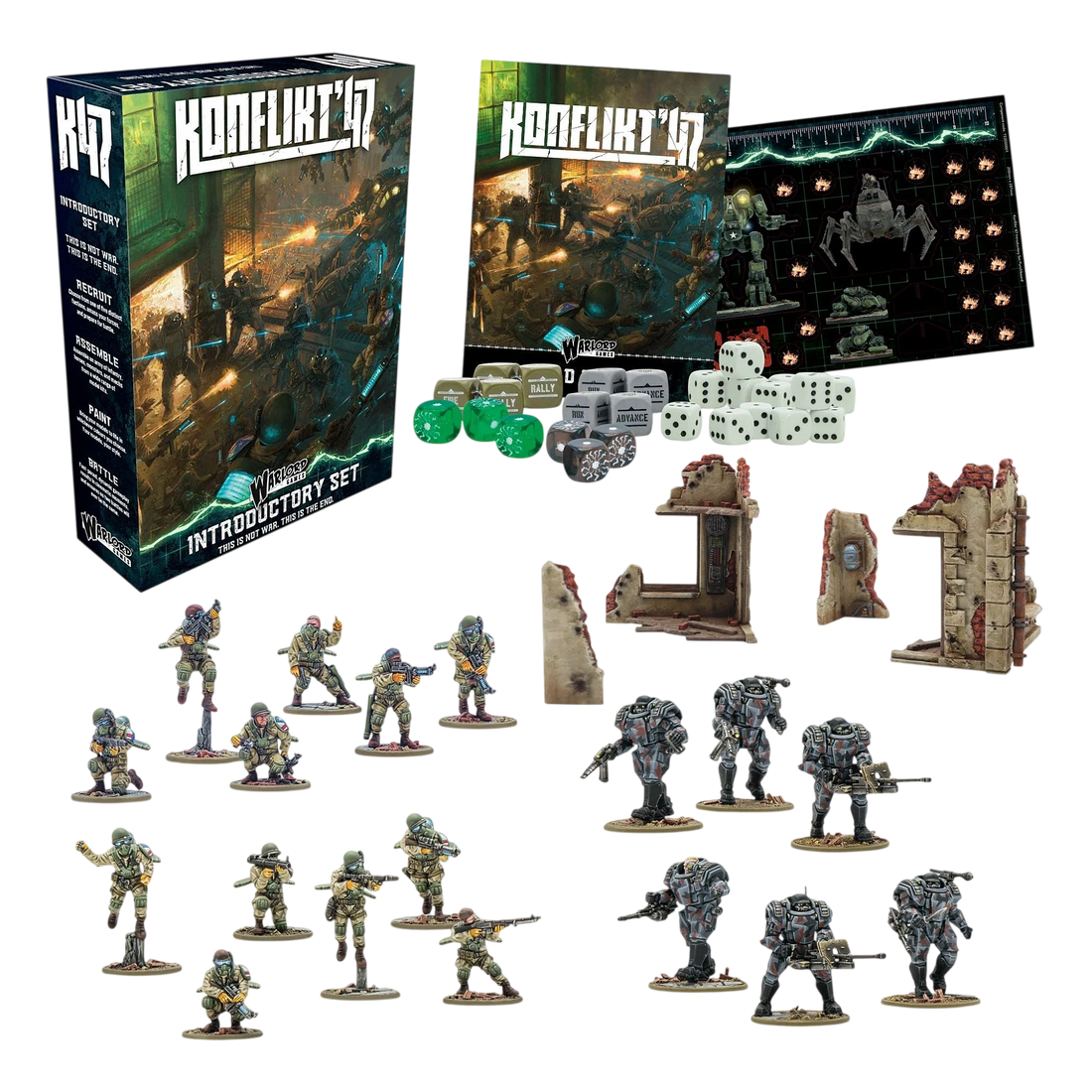 Konflikt '47 Introductory Set (Unpainted) (Assembled)