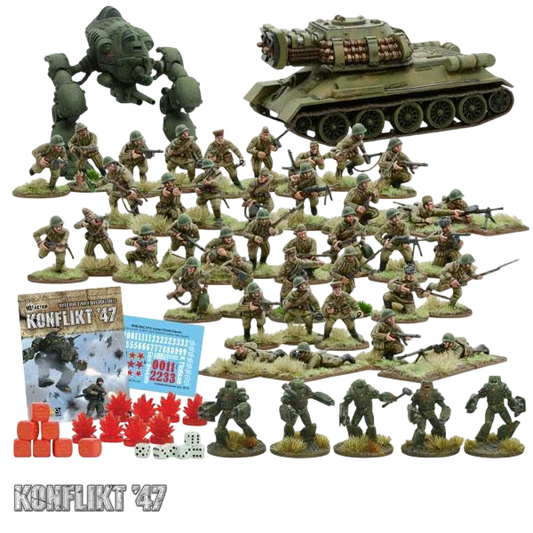 Konflikt '47 Soviet Starter Set (Custom Painted) (Assembled)