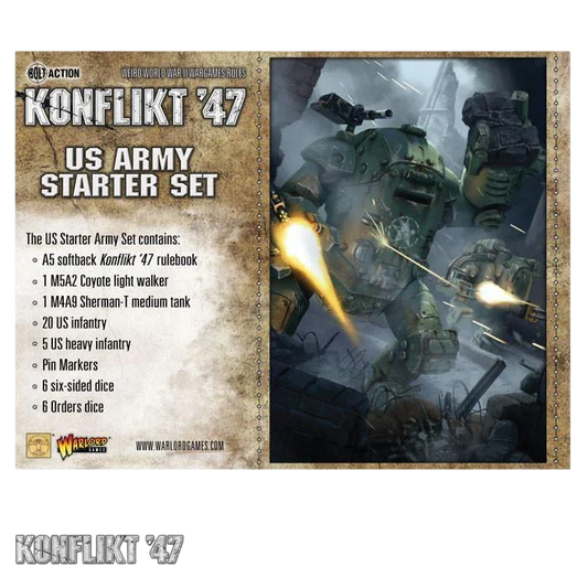 Konflikt '47 US Starter Set (Custom Painted) (Assembled)