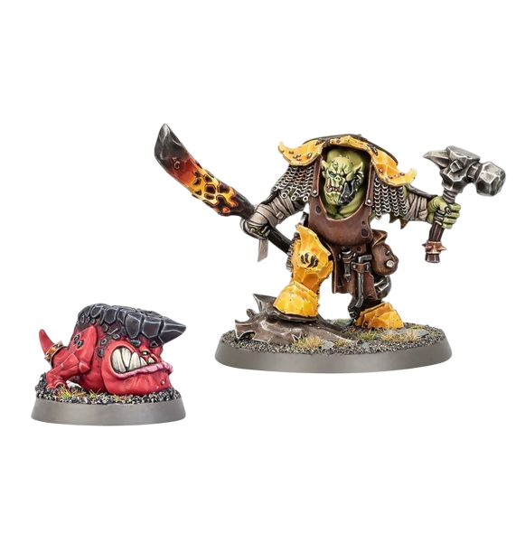 Zoggrok Anvilsmasha and Klonk (Unpainted) (Assembled) From Warhammer 40k Age of Sigmar