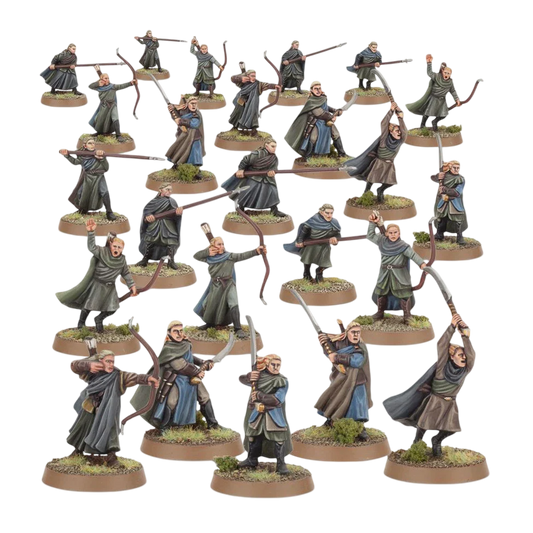 Wood Elf Warriors (Custom Painted) (Assembled)