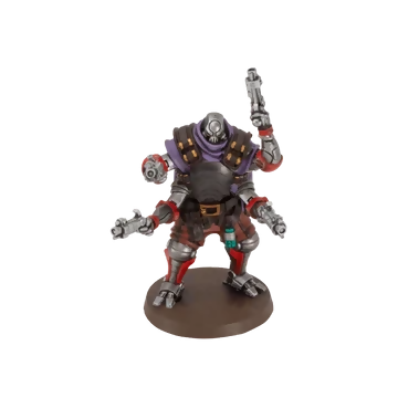Custom Painted Admiral EJ-1M Miniature from Heroscape Master Set: Age of Annihilation