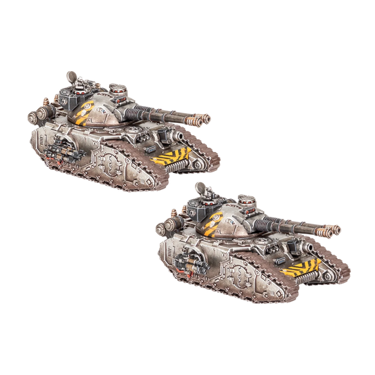 Legions Imperialis: Fellblade / Glaive Super-heavy Tanks (Unpainted) (Assembled)