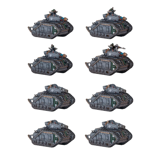 Legions Imperialis: Leman Russ Executioner and Demolisher Squadron (Unpainted) (Assembled)